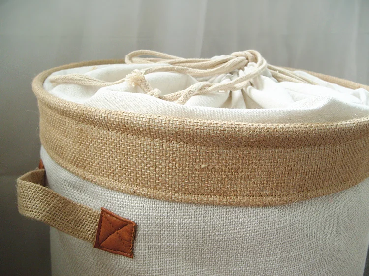 Picnic Basket Stand Laundry Basket Toy Storage Box Super Large Bag Cotton Washing Dirty Clothes Big Basket Organizer Bin Handle (6)