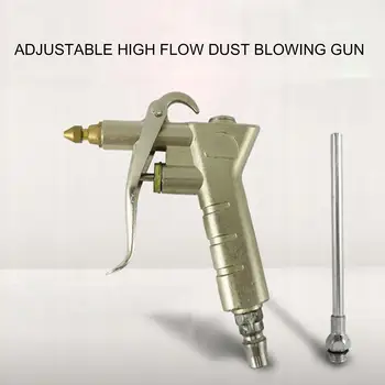 

Air Blow Gun with Adjustable Air Flow Extended Nozzle Dust Cleaning Tool for Industrial Household