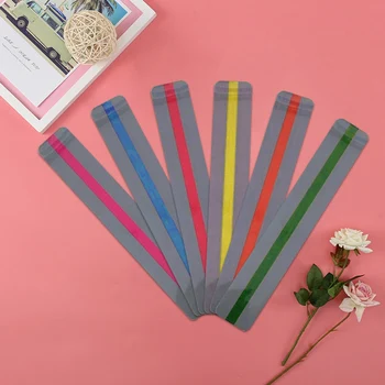 

6PCS Guided Reading Strip Innovative Color Bookmark Overlay Highlighting Reading Bookmark Reading Assistant Book Support