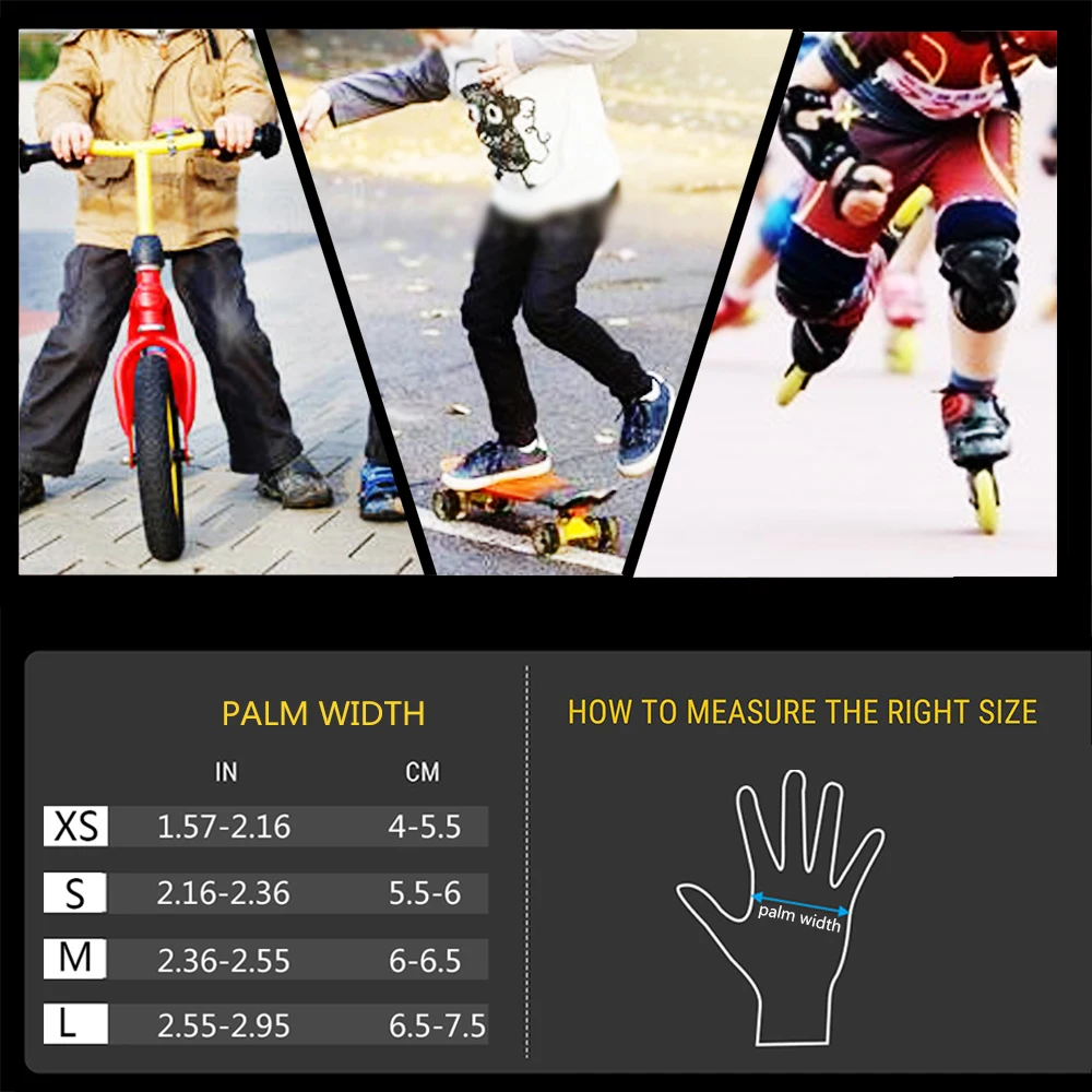 Kids Cycling Gloves BIKINGMOREOK Balance Bike Gloves Gel Pad Bicycle Gloves Half Finger Monkey Bar for Boy Girls 3-10 Age