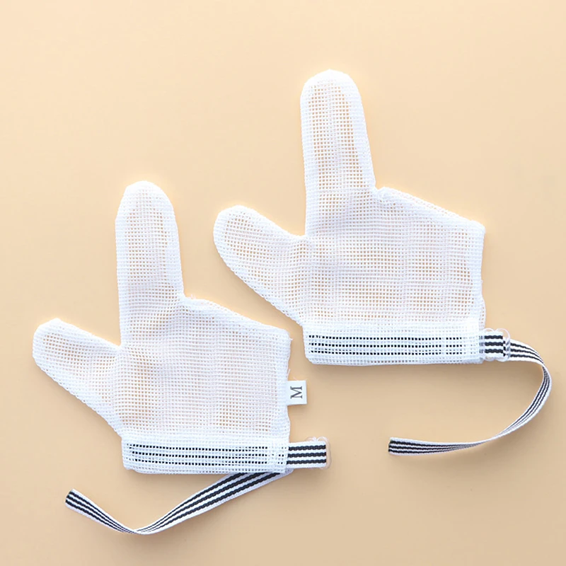 1 Pair Children Infant Anti Biting Eat Hand Protection Gloves Baby Prevent Bite Fingers Nails Glove for Toddle Kids Harmless Set baby accessories carry bag	 Baby Accessories