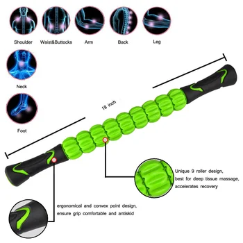 

Muscle Roller Stick Body Massager Firm Rolling Tool for Workout Runners Athletes X85