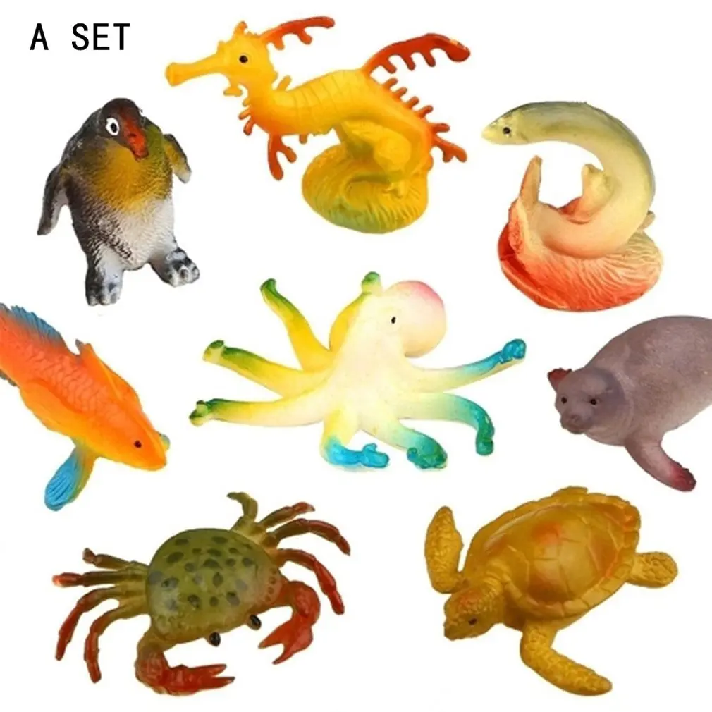 

Underwater Deep Sea Creatures Tropical fish,Shark Animal Action Figures Sea Creatures Educational Toys for Kids