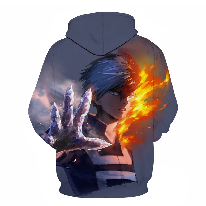 My Hero Academia Boku 3D Anime Printed Pullover Hoodies  