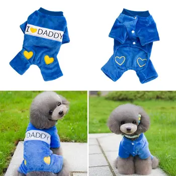 

Pet Dog Winter Warm Duplex Shu Velveteen Cloth Hoody Four Legs Jumpsuit Dog Coat New arrive 2020