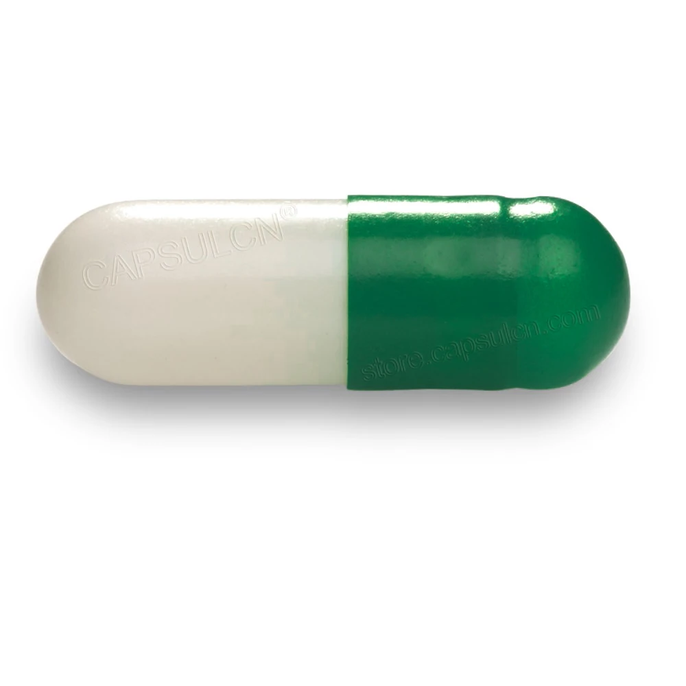 

1000 Pieces/Carton /Size 00/ Empty Dark Green&White Vegetarian Capsules/ Raw material (100% HPMC)