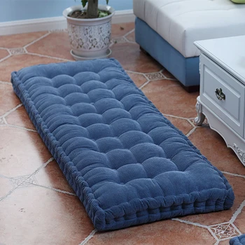 

Long cushion Thicken Garden Chair Cushions Solid Color Home Seat Mat Floor Cushion 55x155/55x165cm Bench pillow