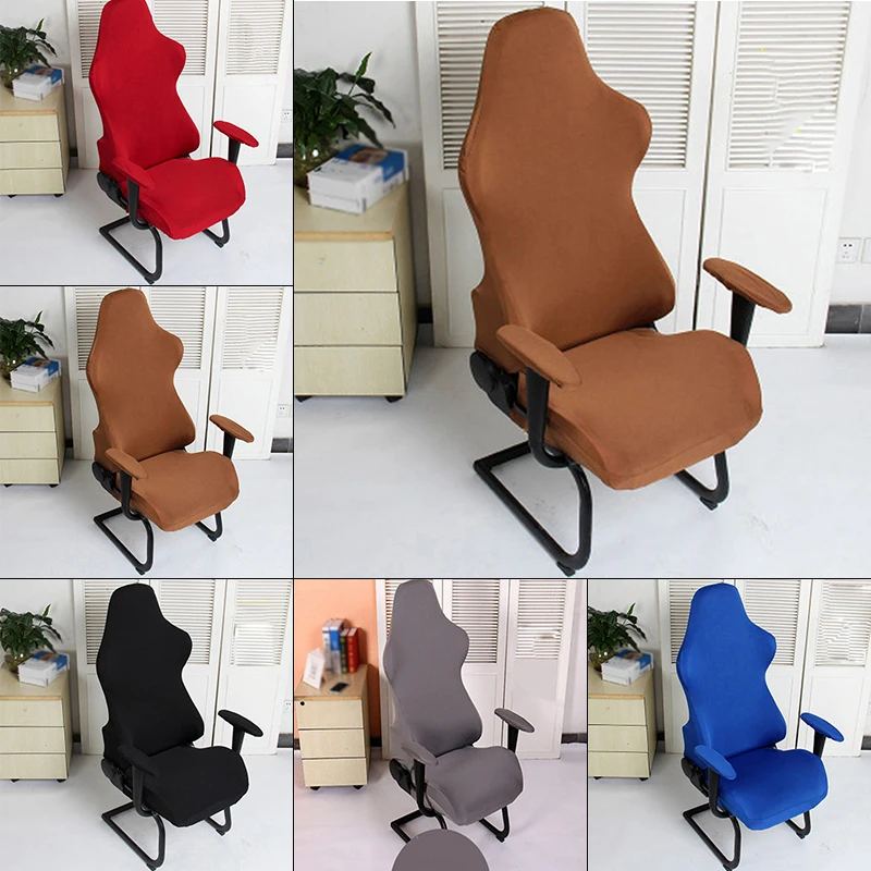 Компьютерное растягивающееся игровое кресло, чехол для сиденья, чехлы для кресла, Декор