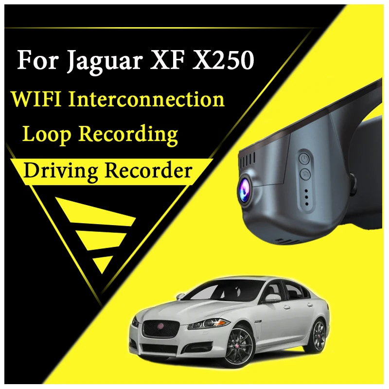 For Jaguar XF X250 2007~2015 Car Road Record WiFi DVR Dash Camera Driving Video Recorder  HFXC