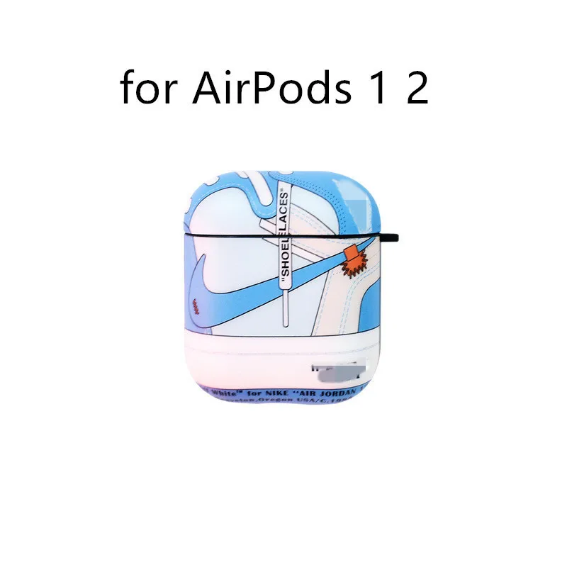 Креативный 3D AJ1 Баскетбольная обувь силиконовый чехол Брелок для Apple Airpods 1 2 беспроводной Bluetooth чехол для наушников Аксессуары - Цвет: for AirPods 1 2