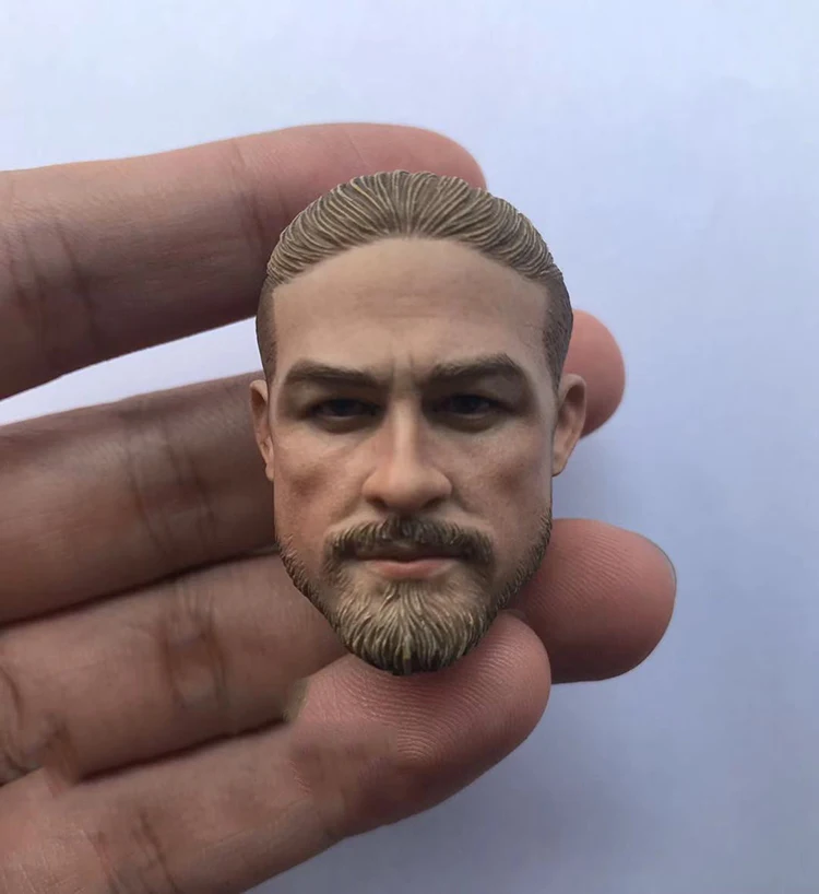 1/6 мужские фигурки аксессуар Затерянный город Z Сыновья Анархии Charlie Hunnam голова лепить резные модели для тела 12''