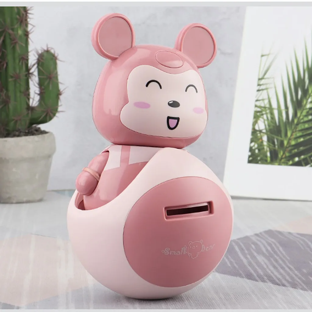Для раннего обучения детей забавные обучающие игрушки для детей Pigg Bank милый медведь вор копилка игрушка Автоматическая Копилка W903