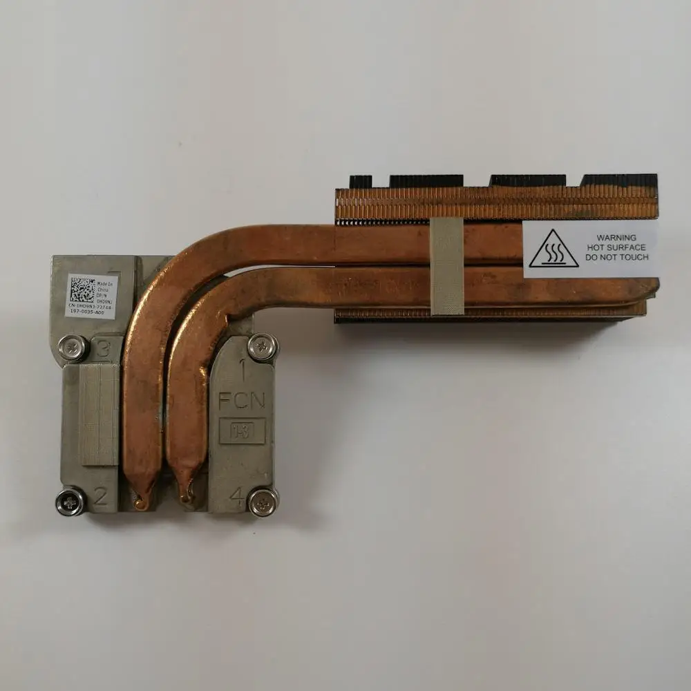 Новинка оригинальный радиатор ЦП Dell ALIENWARE 18 M18X R1 R2 охлаждающий CN 0HD9NJ HD9NJ AT0FM0060F0 XHW5W