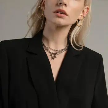 

Timeless Wonder Stunning Zirconia Star Chains Choker Necklace Women Jewelry Punk Gothic Top Ins Statement Trendy Boho Rare 2521