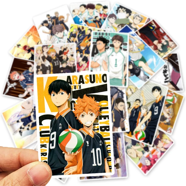Anime haikyuu!!! Hinata Shoyo Character Card IC Adesivos