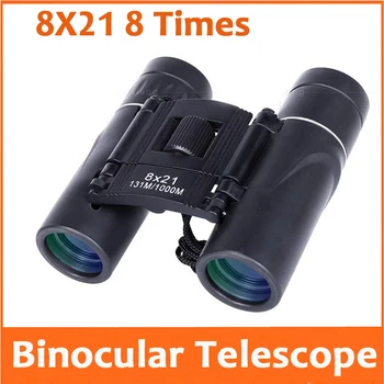 

8X 21mm Outdoor Travel Pocket Portable Telescope Binocular Birthday Gift Bird Viewer Pocket Educational Toy Camping Binoclulars