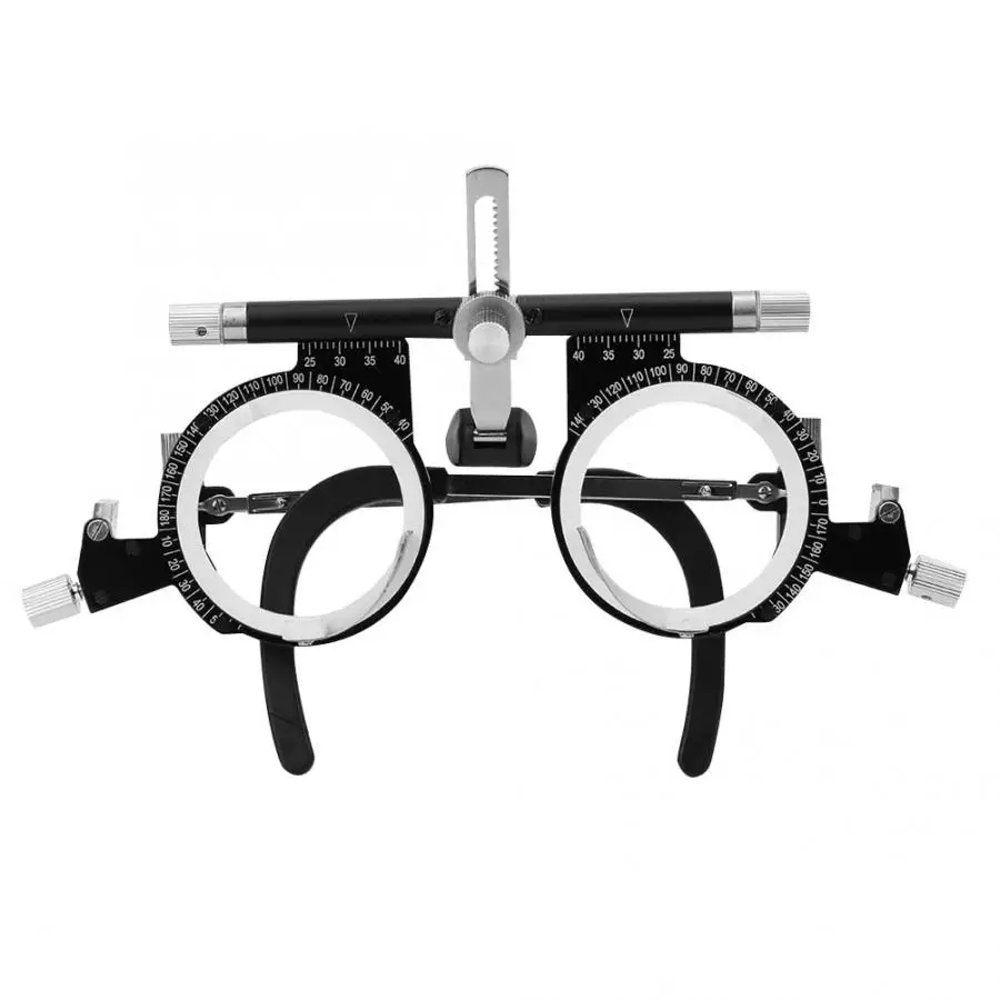 Оптические линзы, оправа, очки из титанового сплава, универсальные, 50-80 мм, регулируемые, оптометрические, офтальмологи, линзы для глаз, тестовая оправа