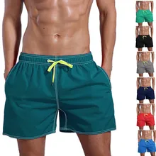 Aliexpress - Men Swimmwear Beach Shorts Summer Quick Dry Male Swimsuit Trunks Drawstring Bathing Boardshort Beachwear Surffing 2021 New
