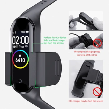 

Essager Quick Charger No disassembly For xiaomi miband4 Fast Charging Adapter Quick Charing USB Date Cable Line For Mi Bracelet4