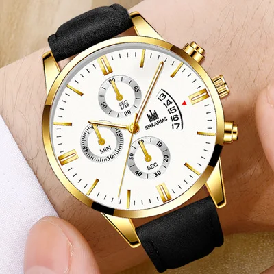 

Luxury Brand Men Watch SHAARMS Fashion Dress New Military Quartz Wristwatch Hot Clock Male Sport Wristwatch