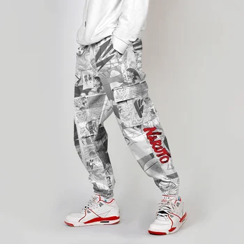 

Frdun Tommy Anime Naruto jogger Men Streetwear Spring Autumn Sweatpants Anime Naruto Uzumaki Casual Trackpants men Harajuku pant