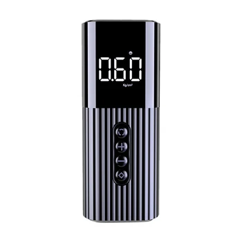 

12V Portable Copper Cylinder Motorcycles Rechargeable LED Display Car Inflatable Pump Electric Bicycles With Light Emergency
