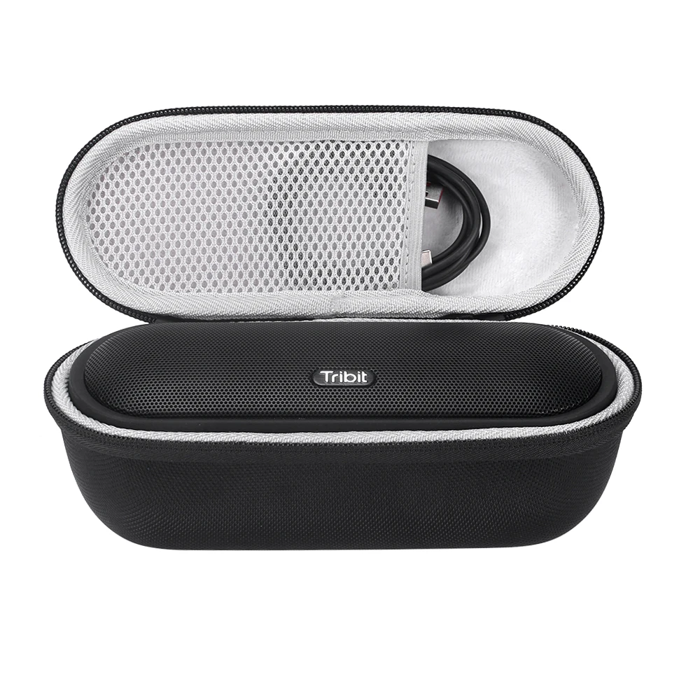 Black+Red Esimen 2018 Design Hard Case for Tribit XSound Go Portable Bluetooth Speaker Carry Bag Protective Box 