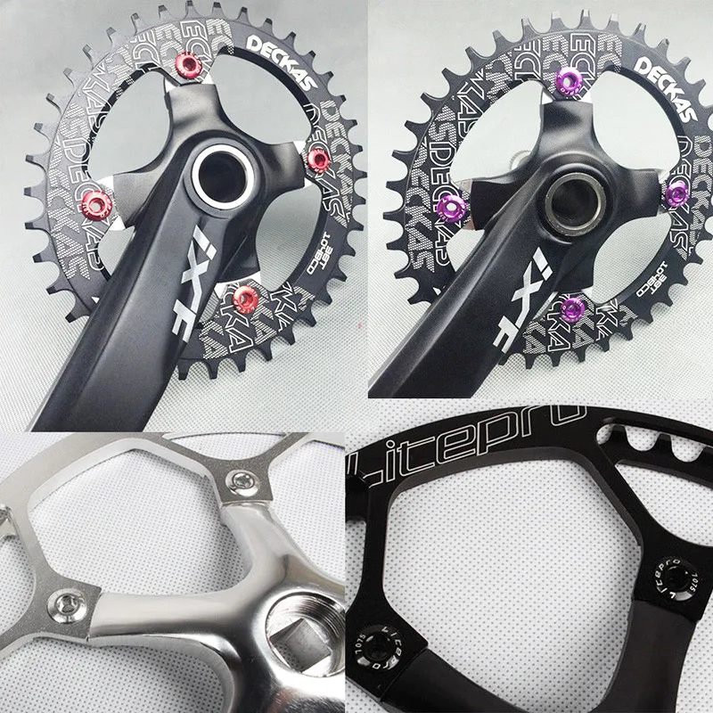 Litepro Bike Chainring Bolts SingleDoubleTriple Speed Disc Chainwheel Screws  (11)