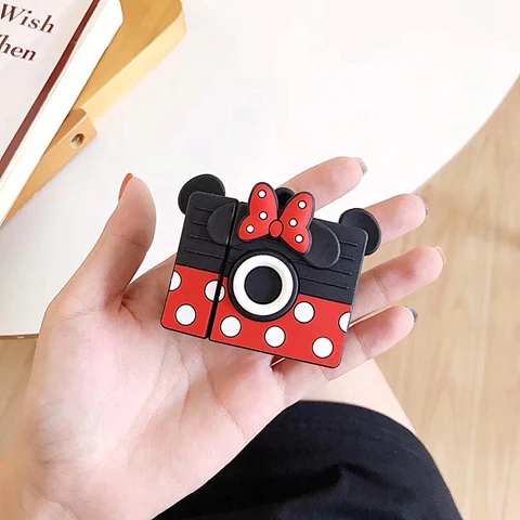 Style 7 Мультяшный милый ins чехол для наушников камеры для AirPods чехол силиконовый для Apple AirPods 1 2 Bluetooth Instagram аксессуары чехол - Цвет: Style 7