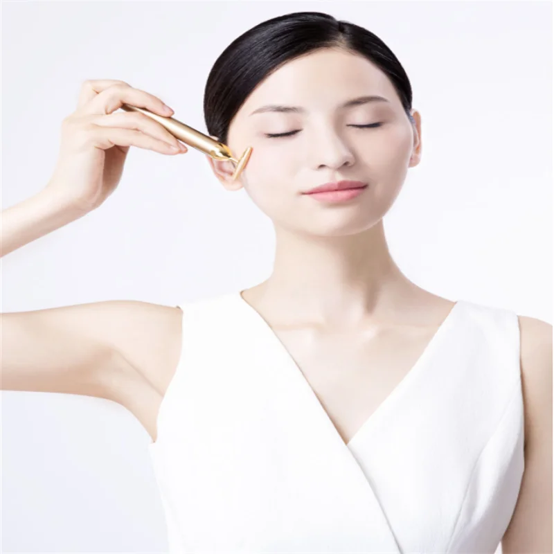 Xiaomi InFace Gold beauty Bar позолоченная Массажная головка ускоряет обмен веществ лифтинг лица устраняет отек спа-инструмент