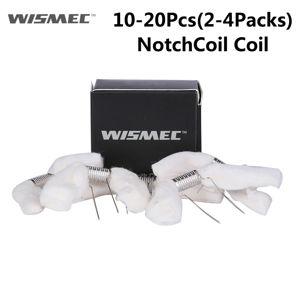 5 шт. WISMEC NotchCoil Головка Катушки электронная сигарета распылитель Core для теорема RTA