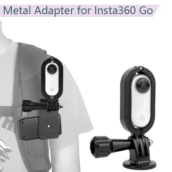 

Protective Metal Adapter for Insta360 Go with Frame Screw 1/4'' Thread Adapter Aluminum Alloy Mount Action Camera Accessories
