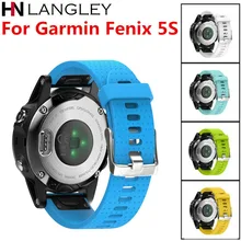 20 мм силиконовые полосы для Quickfit Garmin Fenix 5S Смарт-часы Quick Release Easy Fit силиконовый сменный ремешок для часов