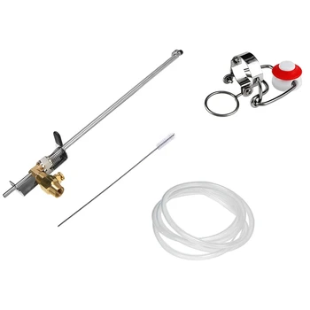 

Stainless Steel Bottle Filler Beer Gun, Homebrew Kegging CO2 Beer Making Beer Filling Bar Tool,Home Brew