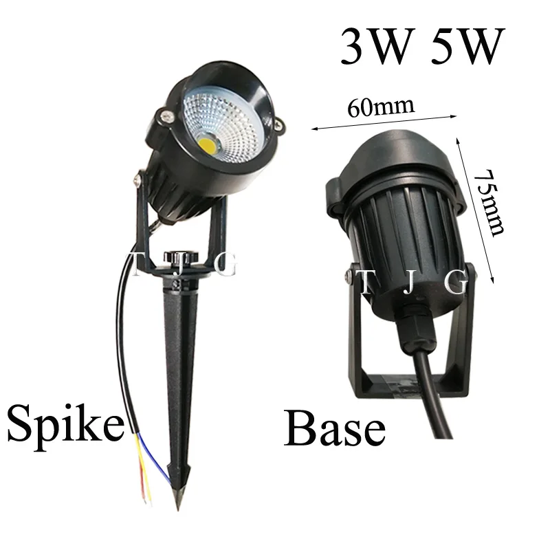 Garden Lighting 4PCS 3W 5W 10W COB Outdoor Waterproof led Garden Lamp AC110 V 220V DC12V Outdoor Lighting Garden Light Landscape LED spotlight