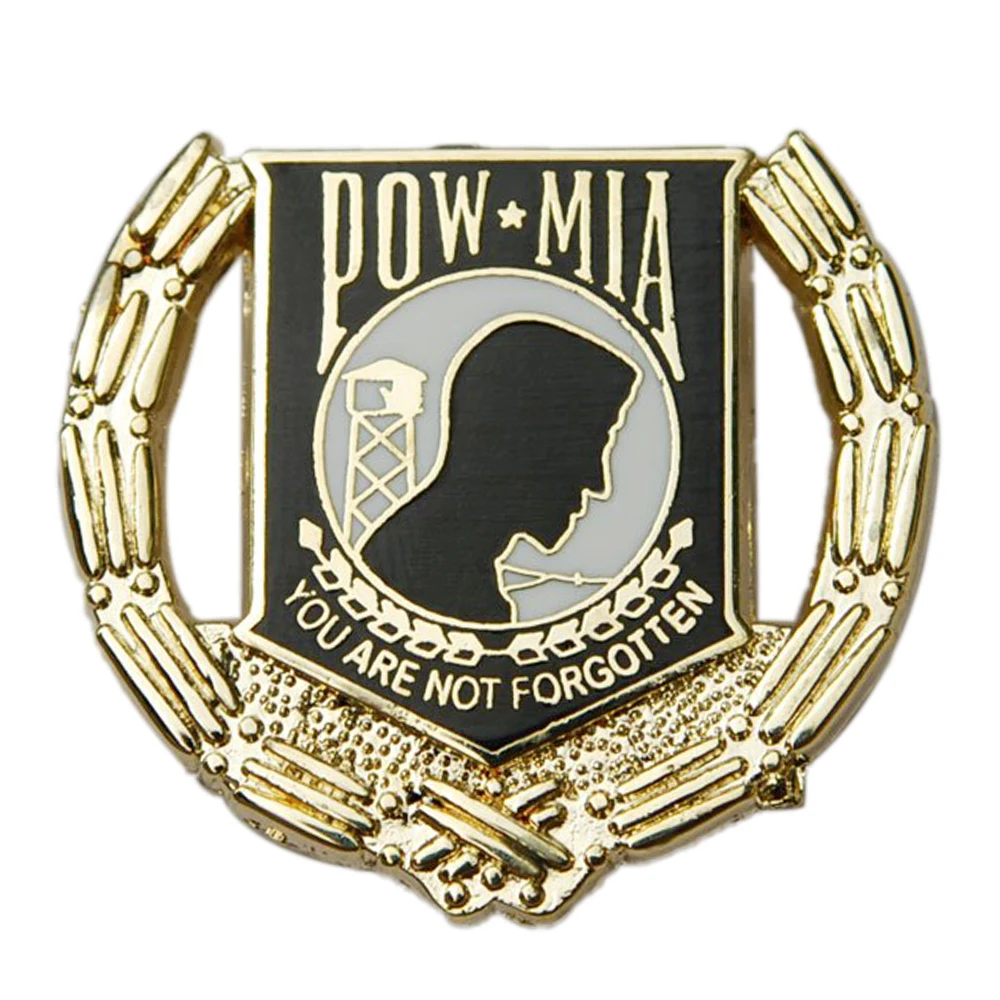

Брошь на лацкан армии США, армии POW MIA, военноамериканского военнослужащего армии, брошь-значок