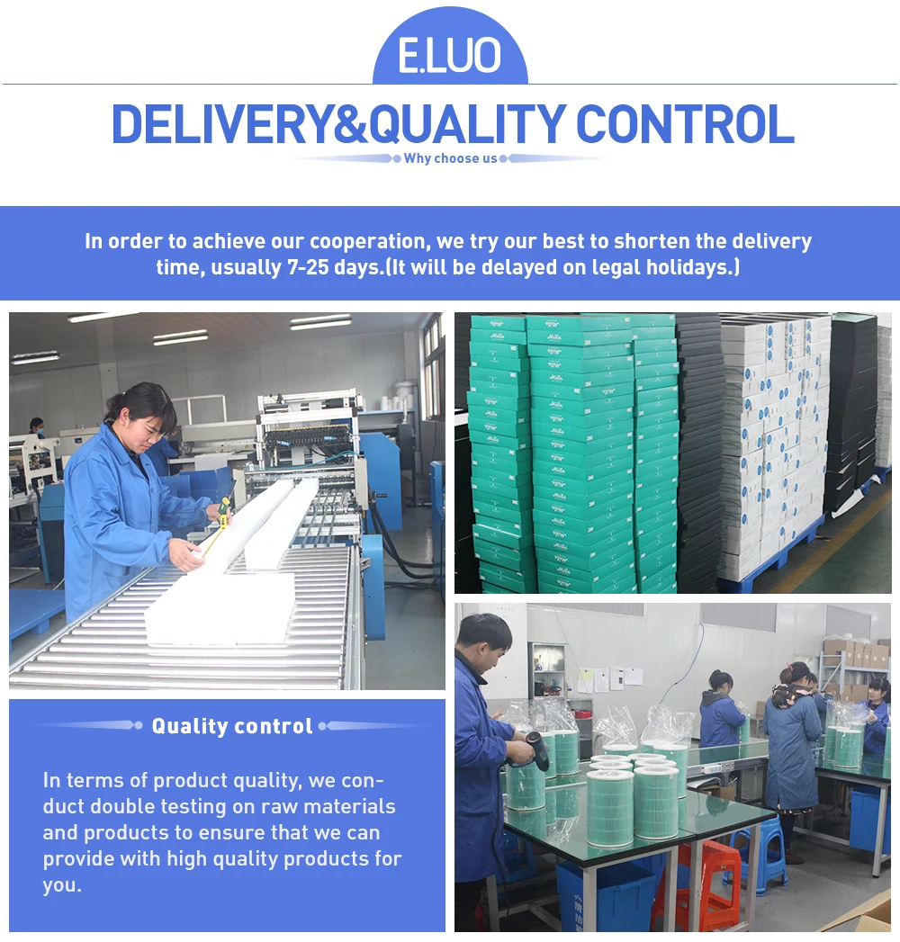 + purificador de ar filtro personalizado 367*240*25mm para HCP-XS05