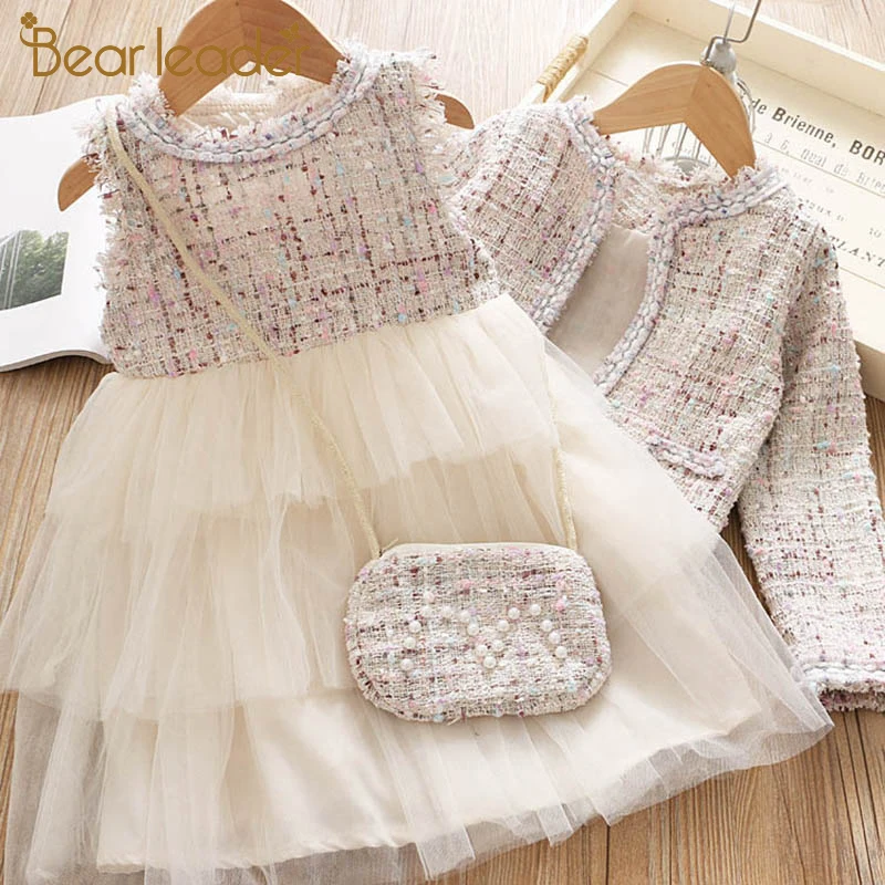 Bear Leader/платье принцессы для девочек; Новые Брендовые вечерние платья; Одежда для девочек; элегантный милый наряд для девочек; одежда для детей; Vestido