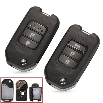 Keyforkess 2/3 Tasti Chiave A Distanza Delle Coperture Vestito per Honda Civic Accord Città CR-V Jazz XR-V Vezel HR-V FRV Chiave Originale di ricambio