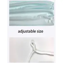 Летняя ледяная шелковая тонкая Солнцезащитная маска с открытым носом для рта, велосипедная маска для ушей, респиратор