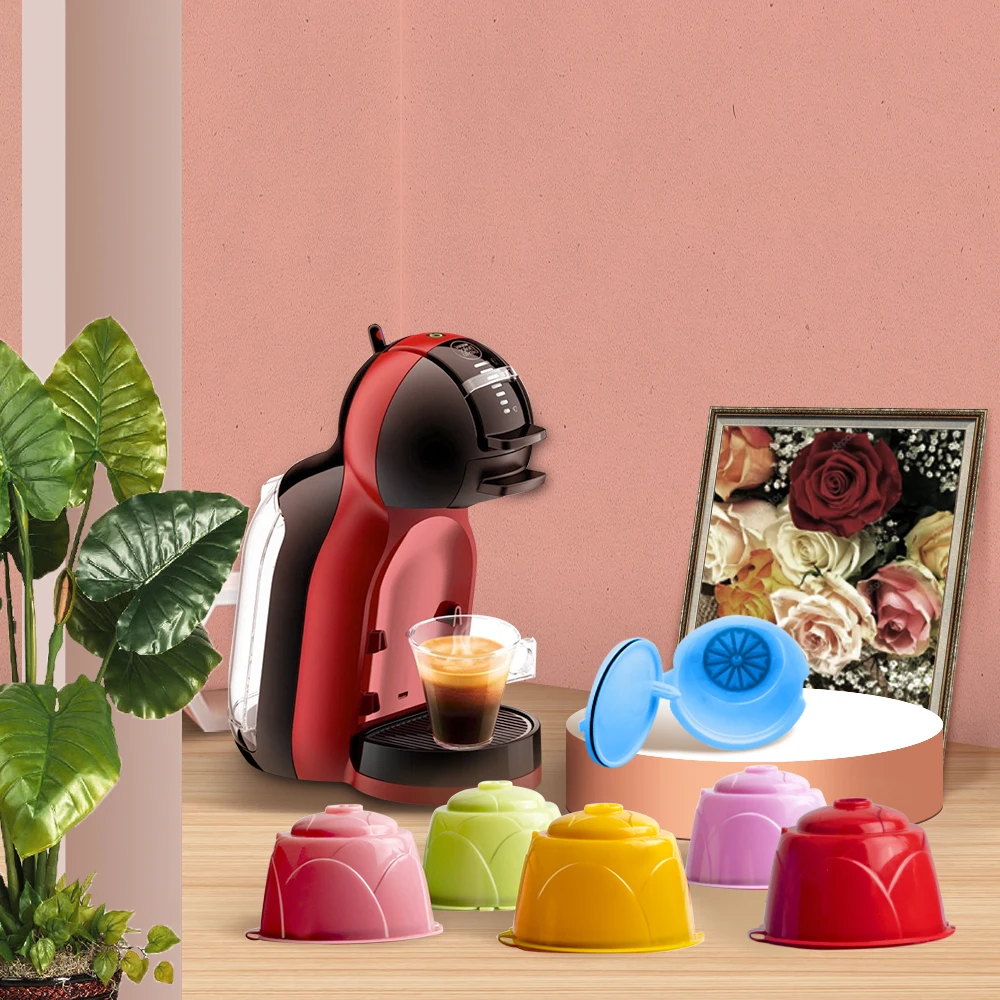 Святого Валентина платье, платье на день рождения, Gfit многоразового Dolce Gusto многоразового пользования капсулы Кофе капсулы Пластик для Nescafe Genio, пикколо