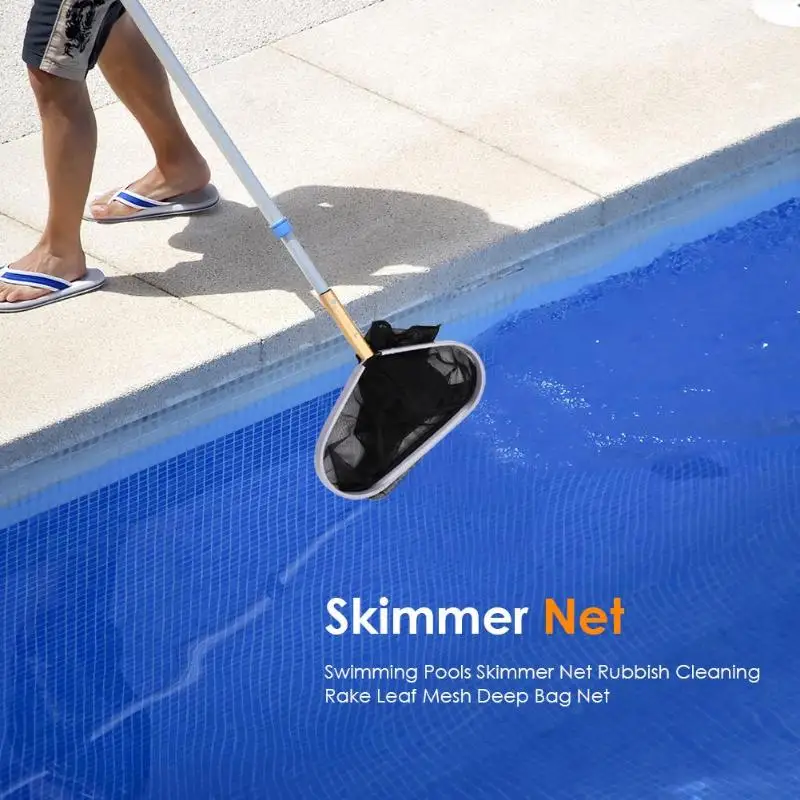 

Professional Pool Cleaning Net Aquarium Mesh Pool Skimmer Leaf Catcher Bag Swimming Pool Cleaners Accessories Fish Tank Skimmer