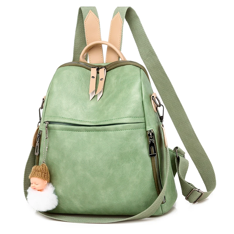 

Women's backpack casual fashion sweet color backpack wild tide dual-use simple student travel school backpack bags for women