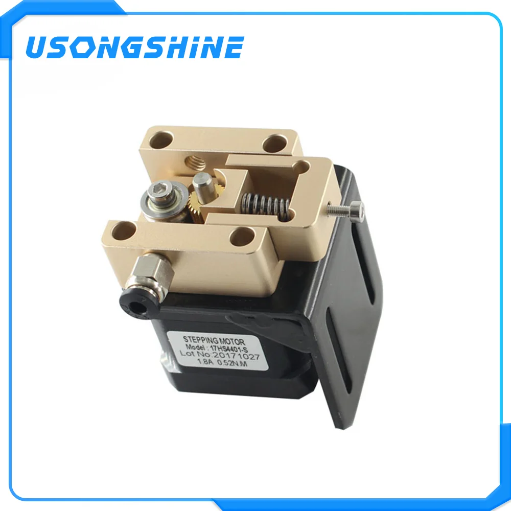 TEVO 3D Printer part parts for Makerbot Metal extruder Remote all-metal champagne gold squeezer 1.75mm 3.0mm Filament DIY Kit