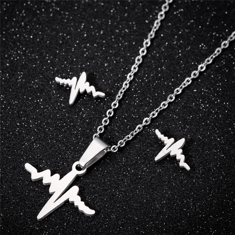 4 Jewelry Set Hfarich Stainelss сталь Жук Стрекоза бабочка золотая цепочка ожерелье набор чокер ожерелье с цепочкой Женская мода ювелирные изделия от насекомых - Окраска металла: 4 Jewelry Set