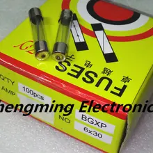 100 шт 6*30 мм стеклянный предохранитель 6*30 быстрая страховая трубка 6X30 мм 6X30 250 В 0.1A/0.5A/1A/2A/3A/4A/5A/6A/7A /8A/10A/15A/20A IC