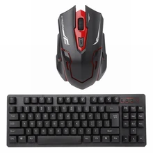 Hk6300 беспроводная клавиатура 2,4 ГГц мини оптическая игровая клавиатура и мышь набор для ПК