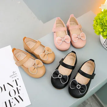 

2020 Autumn NEW children's Party Shoes Kids Dance Shoes Children's Performance Shoes Kids Girls Shoes Bowknot soft sole shoes