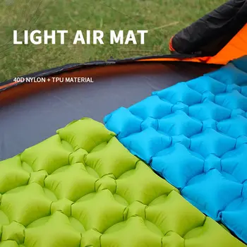 

Inflable Air Mattress Ultralight Sleeping Mat Moisture-proof Inflatable Outdoor Camping Mat For Hiking Picnic Tent Bed Air Bed