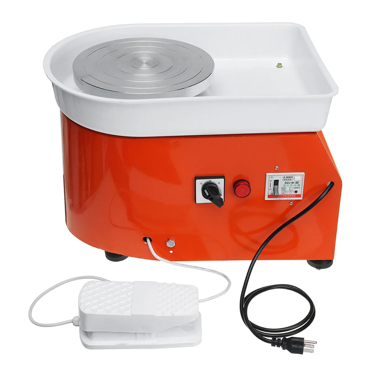 

110V Pottery Forming Machine Electric Pottery Wheel DIY Clay Tool With Tray For Ceramic Work Ceramics US plug Pottery Wheels
